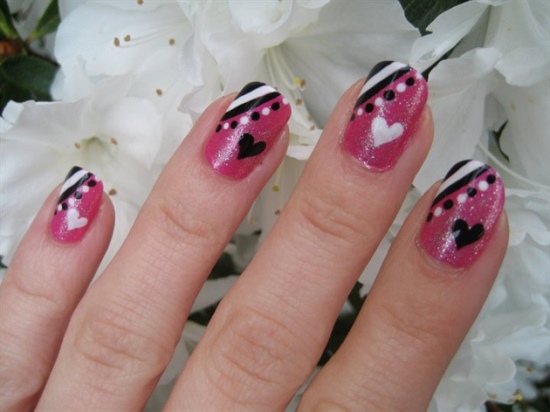 40 Heart Nail Designs For Valentine's Day | Nail Design Ideaz