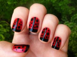42 Cute Ladybug Nail Art Designs