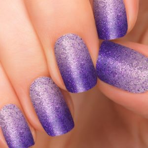 two tone purple nail designs